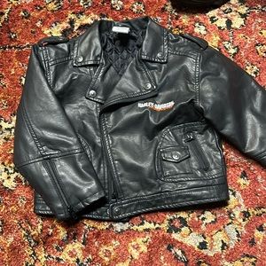 Harley Davidson leather jacket for toddler